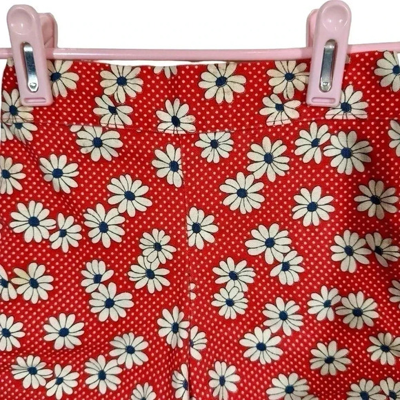 True Vintage 70s 2Pc:Luv It High Waist Bell Bottom Jeans+Health-tex Daisy Shorts - Picture 9 of 10